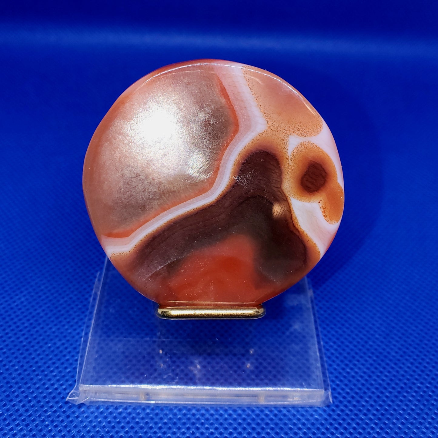 Carnelian All Seeing Eye Shape with booboo