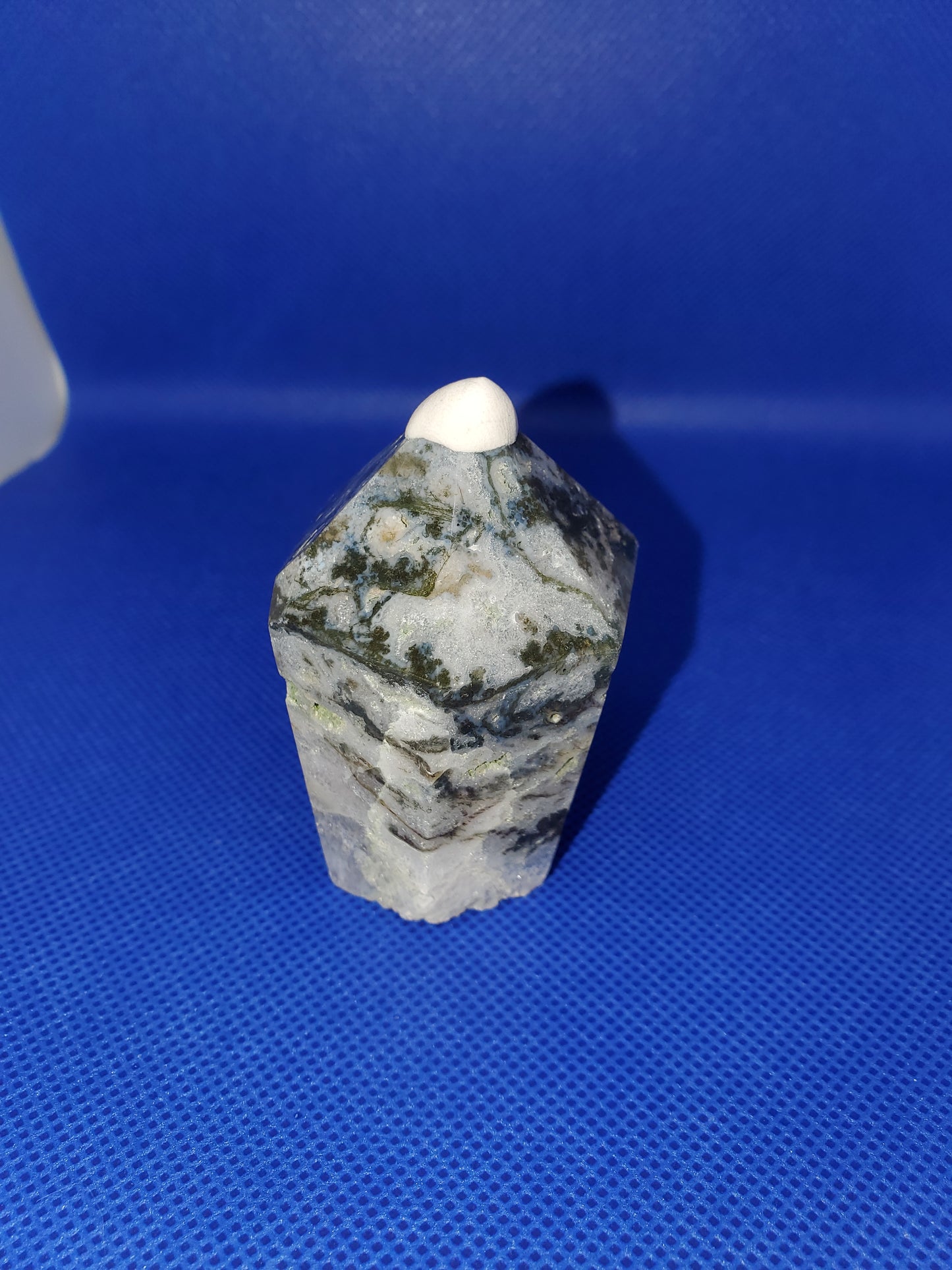 Moss Agate Cupcake Shape