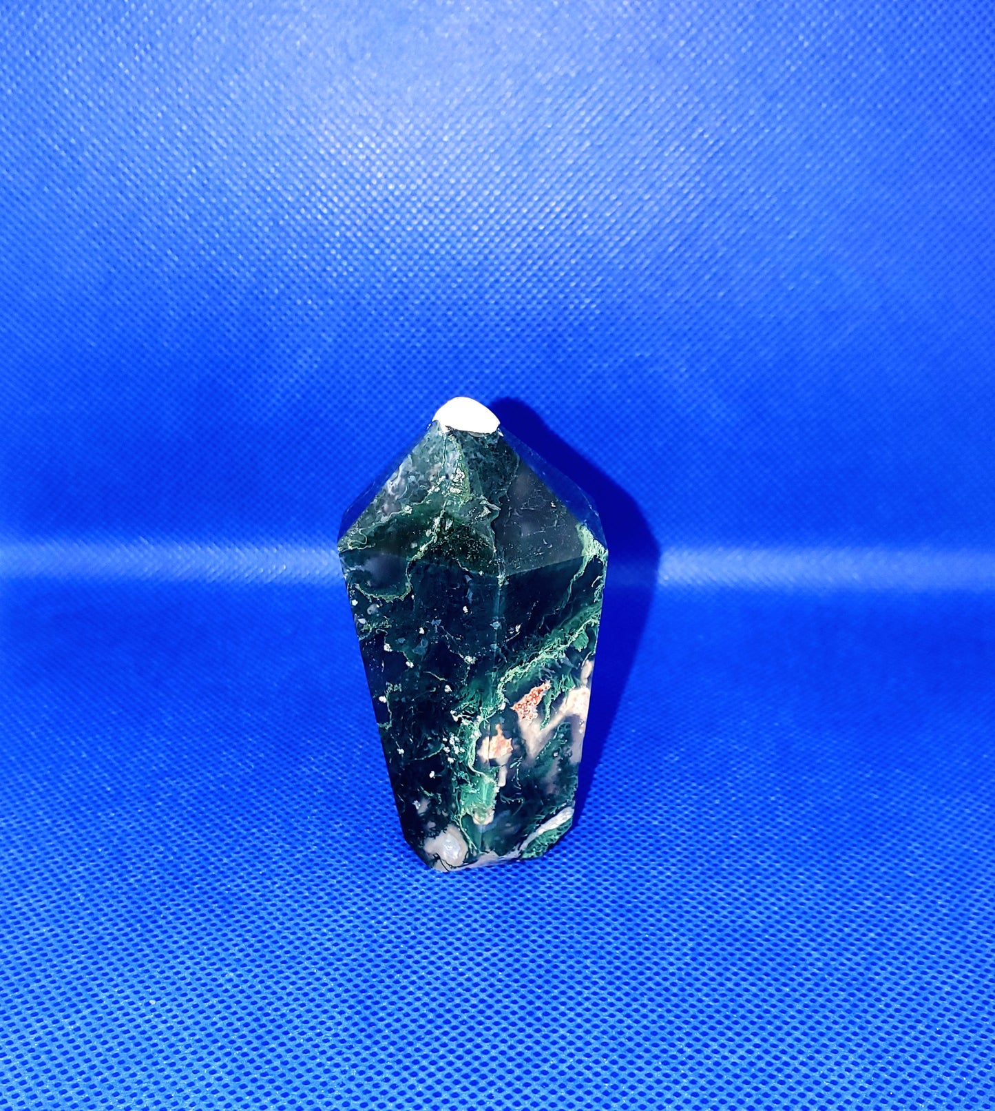 Moss Agate Cupcake Shape