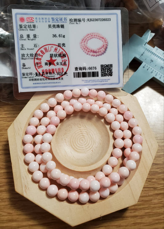 3 Lap Queen Conch Shell Bracelet