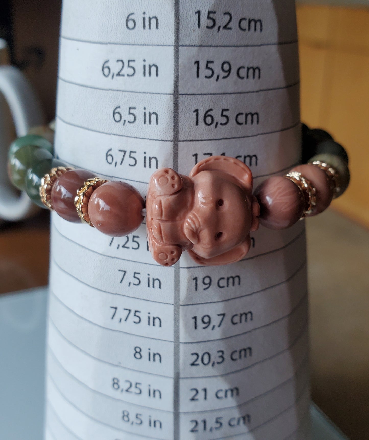 Alashan Bracelet with Alashan Carving