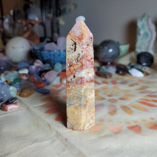 Crazy Lace Agate #2 with druzy