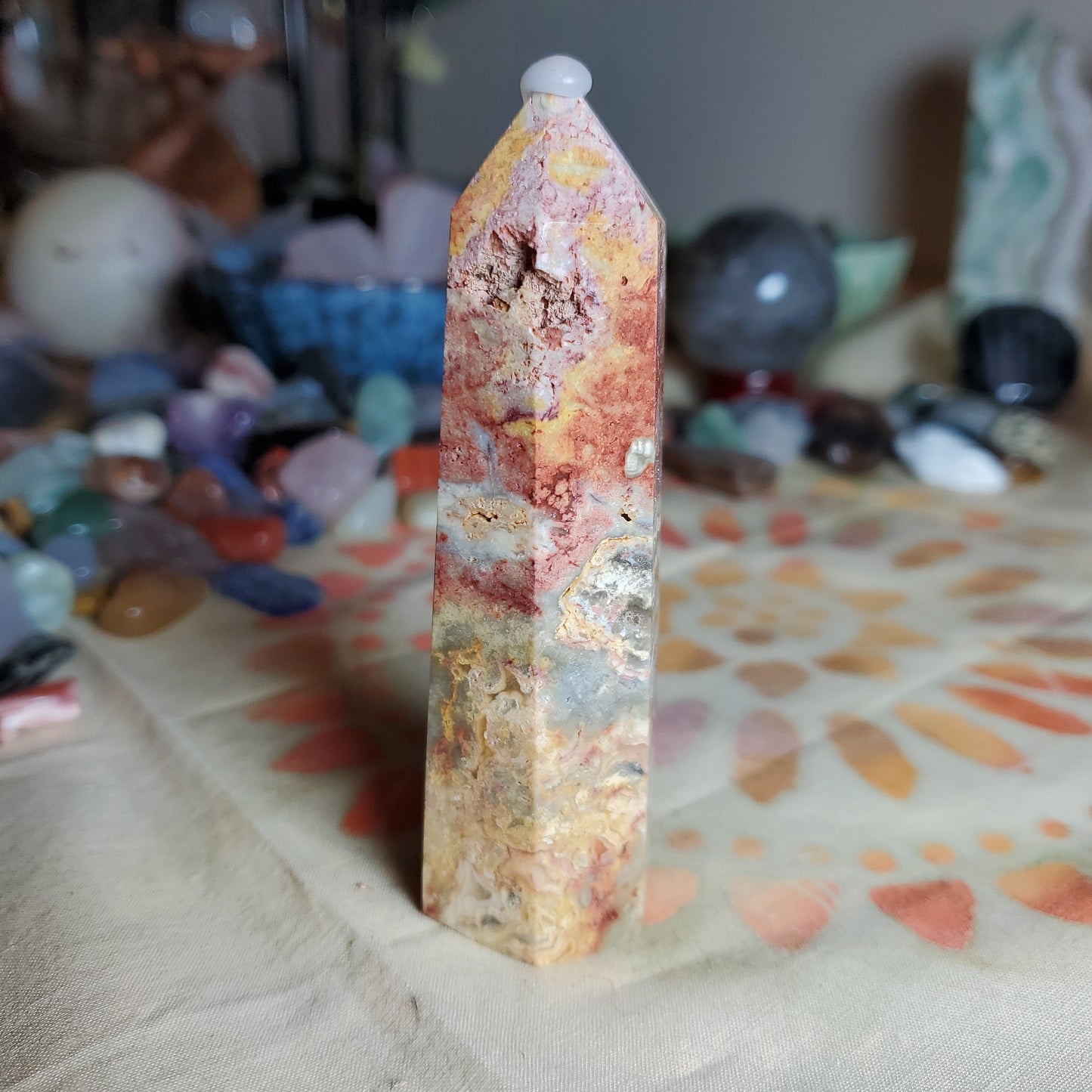 Crazy Lace Agate #2 with druzy