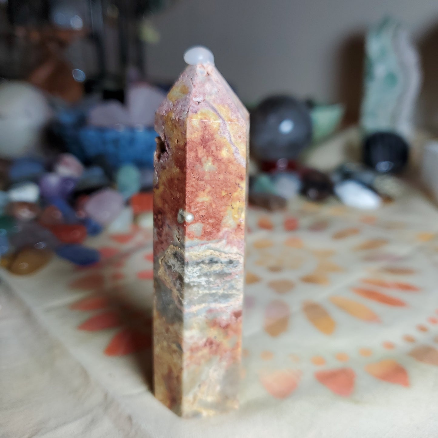 Crazy Lace Agate #2 with druzy