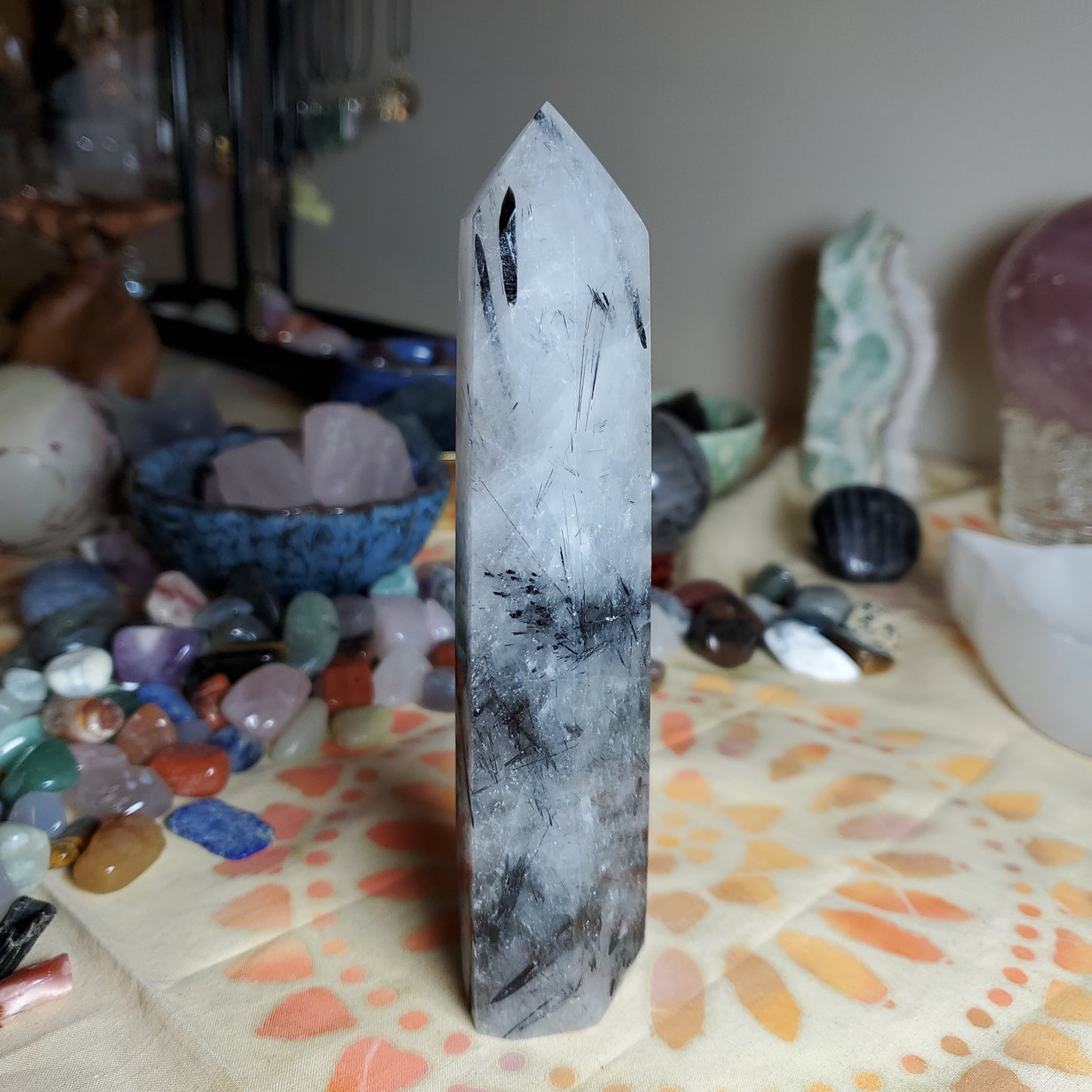 Black Tourmaline Tower #A