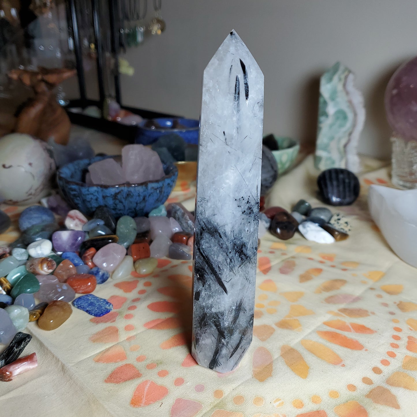 Black Tourmaline Tower #A