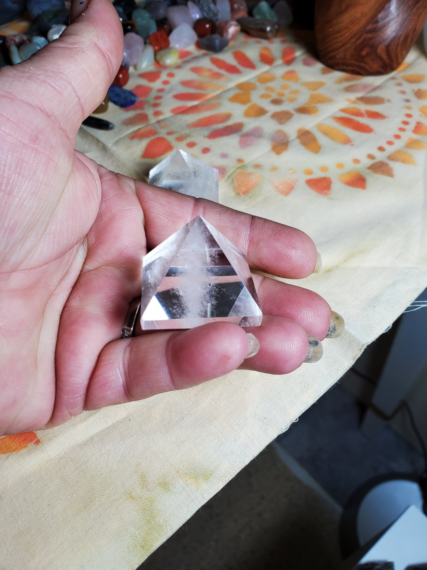 Clear Quartz Pyramid