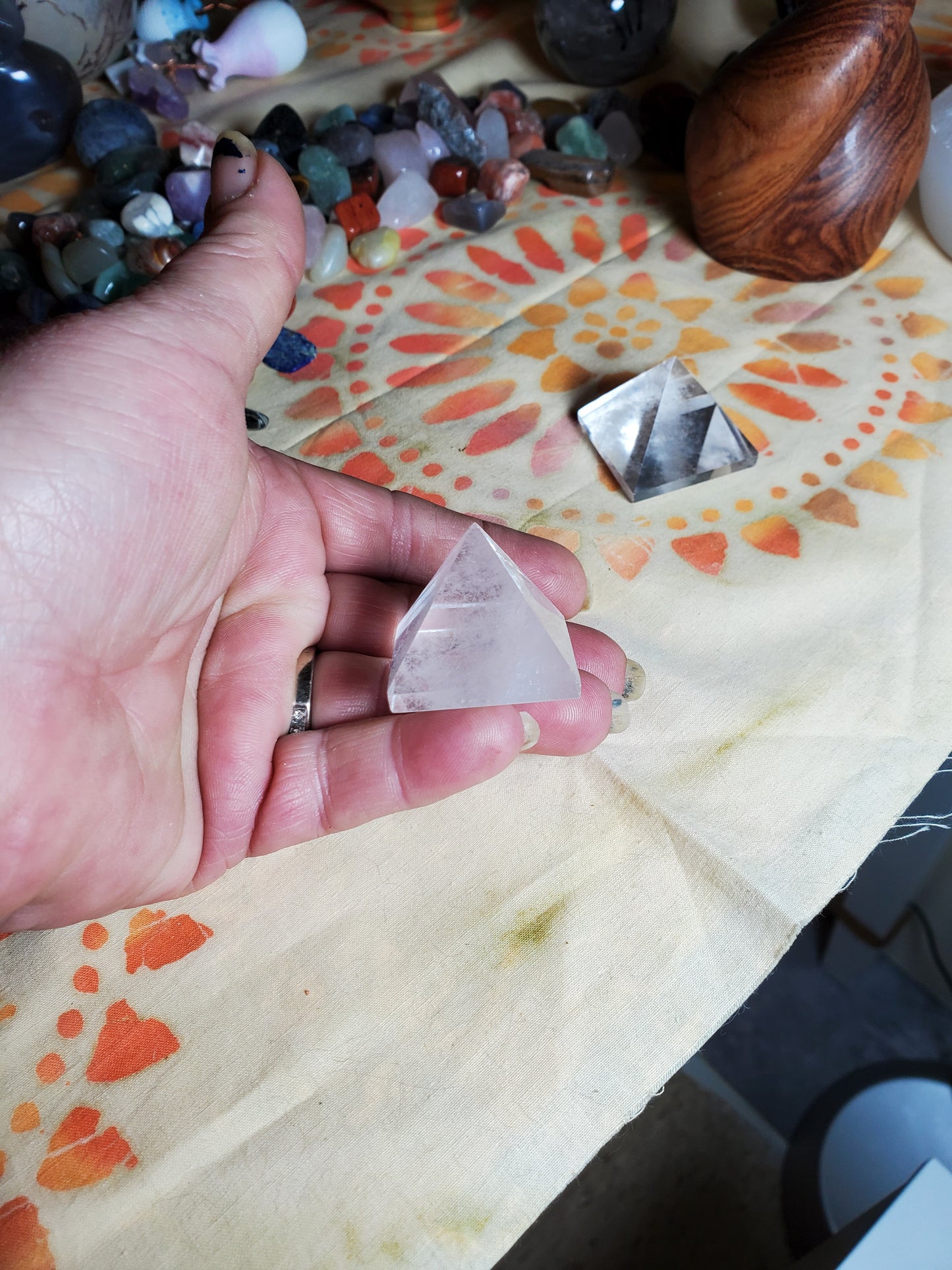 Clear Quartz Pyramid