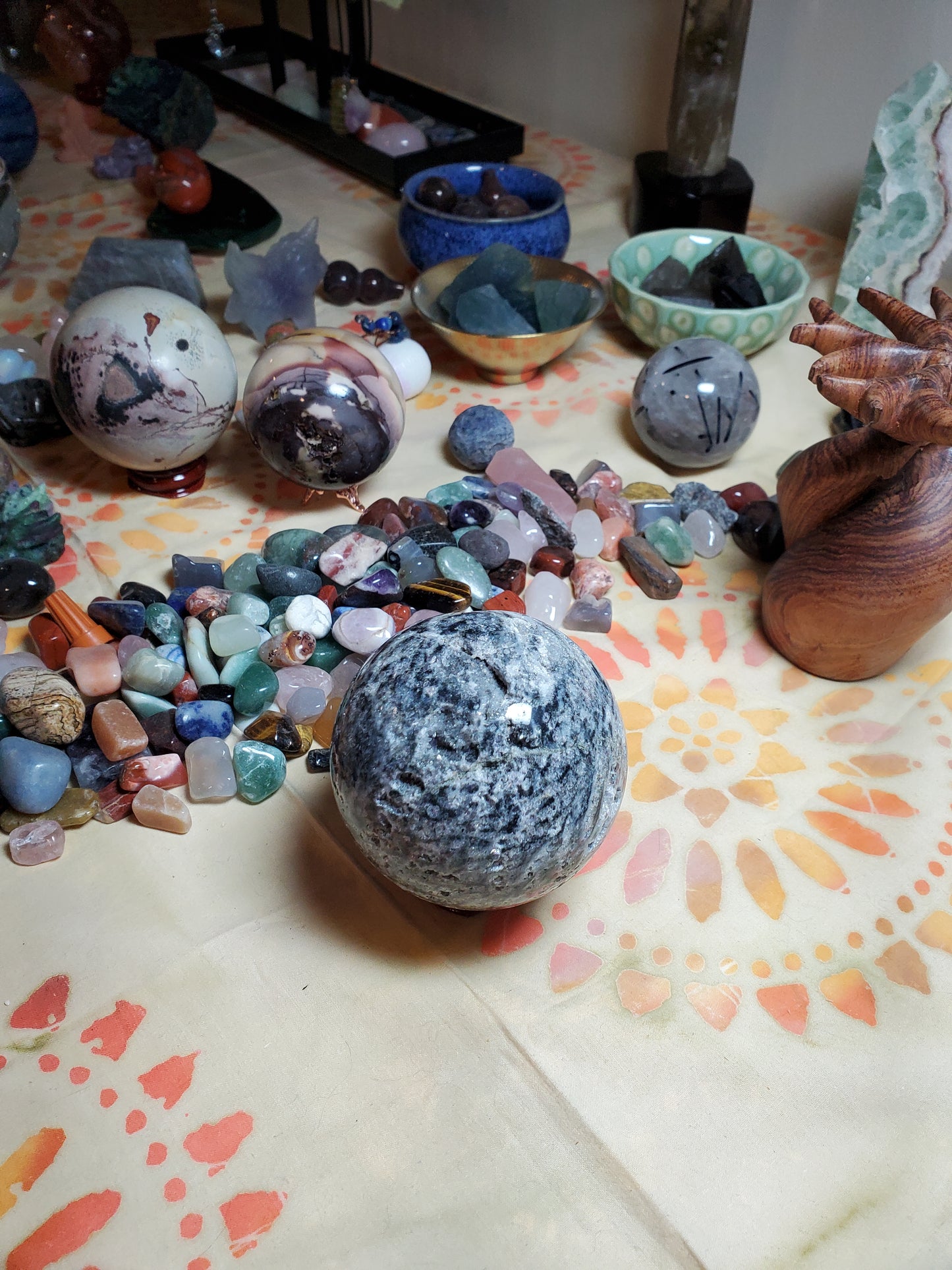 Sphalerite Sphere with Druzy