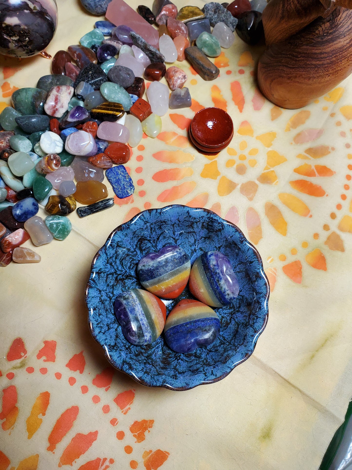 Chakra Crystal Heart Shape