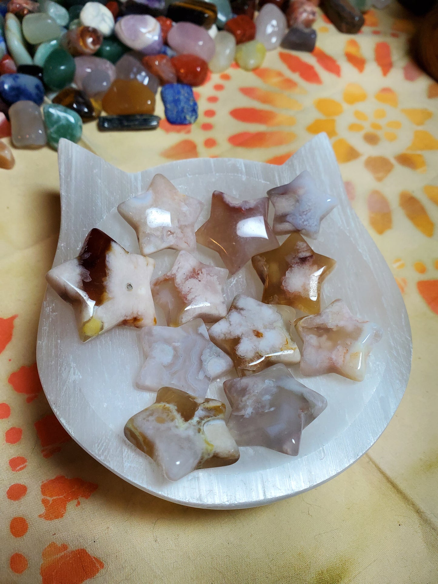 Flower Agate Stars