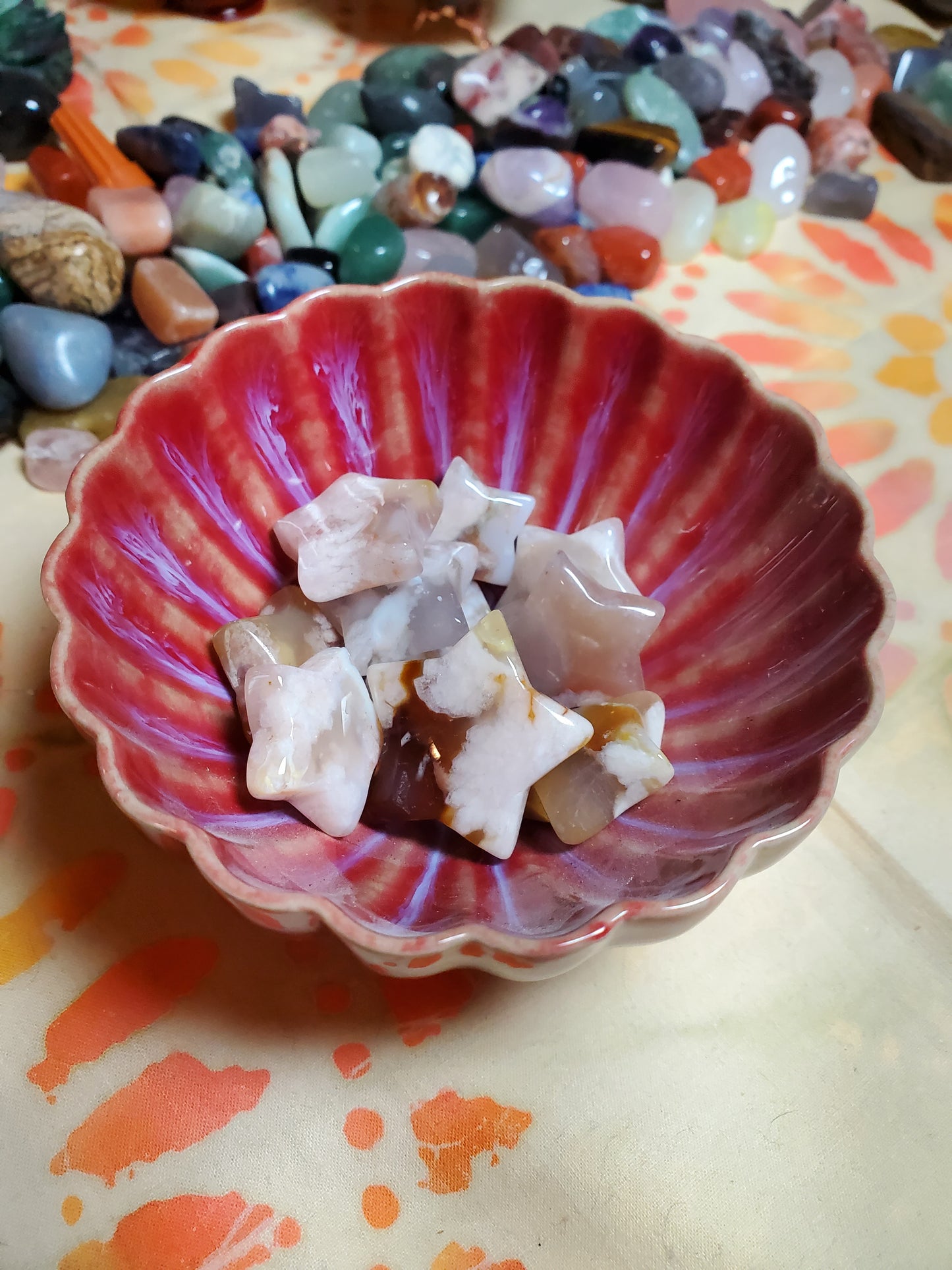 Flower Agate Stars